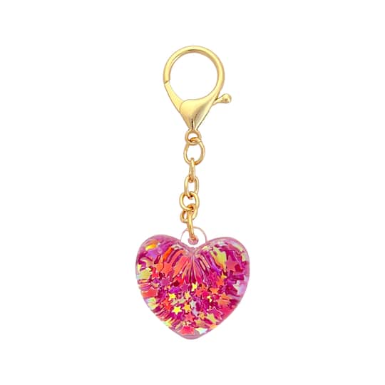 Blue Moon Studio™ Shaker Heart Bag Charm